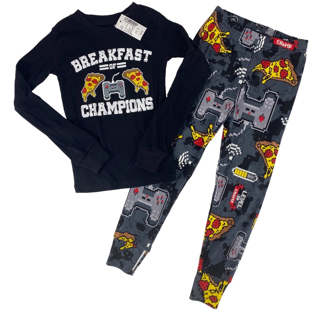 NWT Children's Place Breakfast of Champions Pajama Set - Size 4